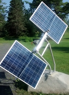 Suiveur solaire deux panneaux 1 axe